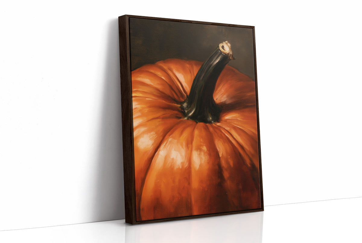 Stem Cell Of The Season, print in a brown wood frame