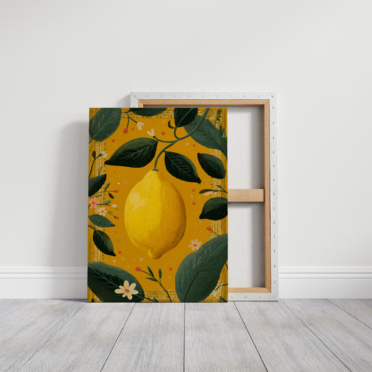 Golden Lemon Hangs In Honeyed Air