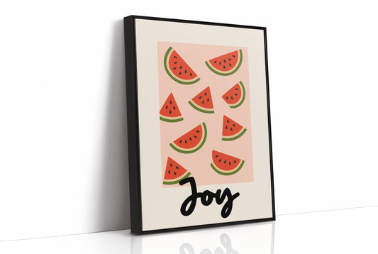 Summer Slices On Coral Canvas