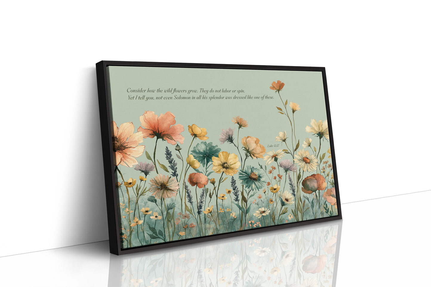 Wildflowers on Sage, Luke 12:27