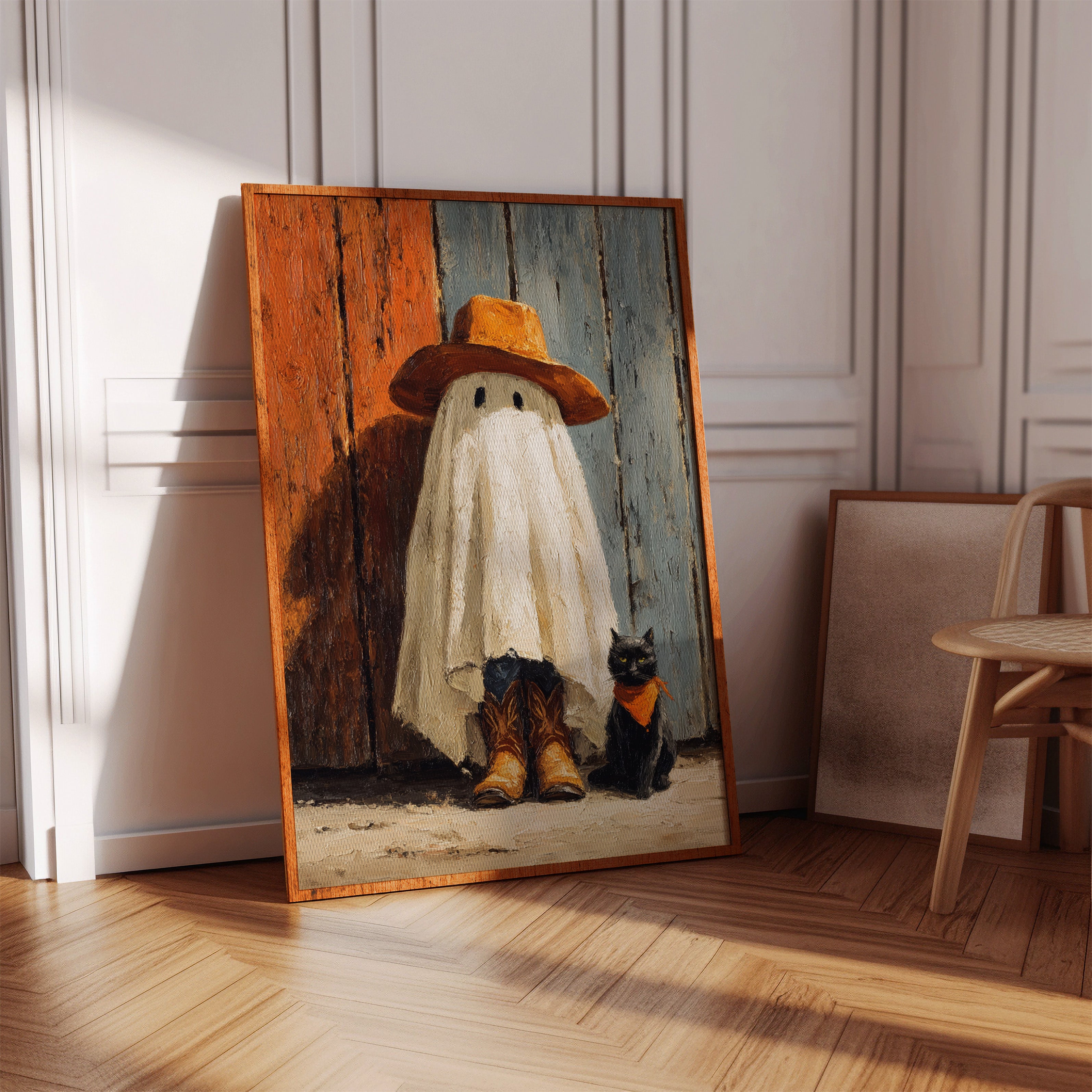 A Ghostly Encounter at Dusk