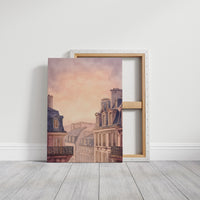 Parisian Rooftops Blush With Dawn
