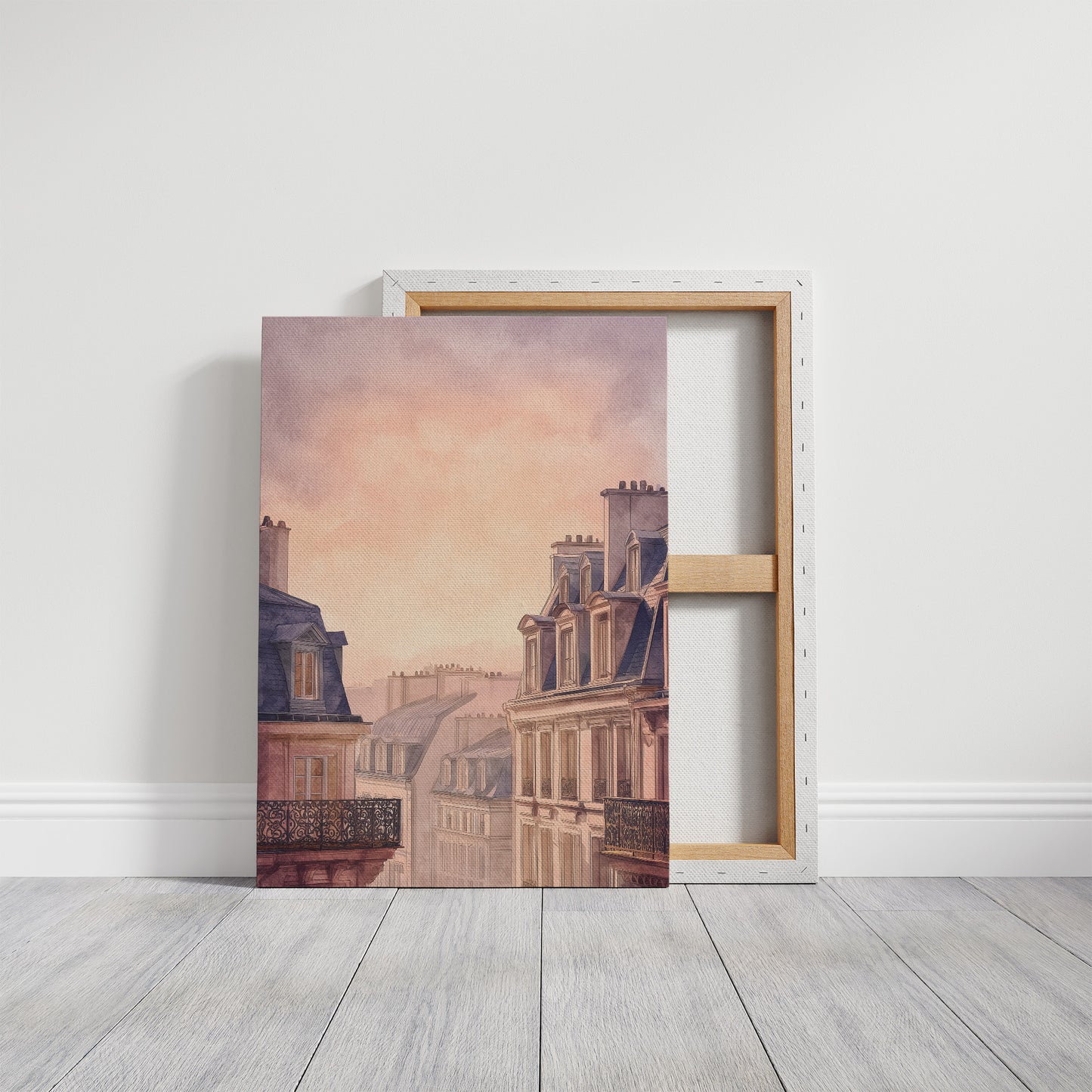 Parisian Rooftops Blush With Dawn