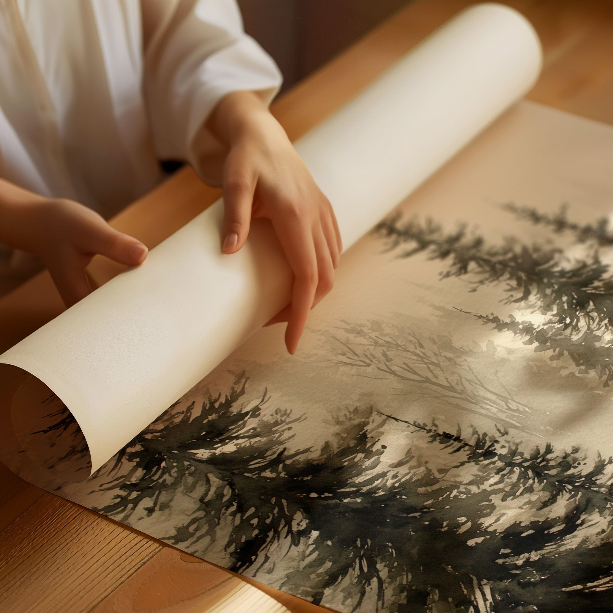 Winter Tales Between Forest And Light