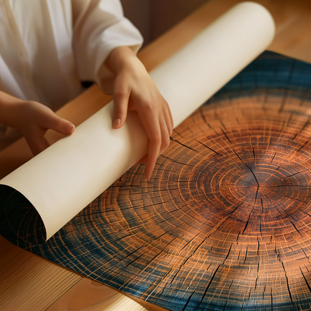 Cosmic Tree Ring Cross Section