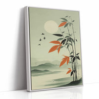 Bamboo Leaves Chase Morning Birds