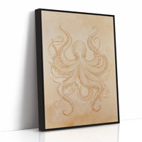 Tentacles Embrace Sepia Dreams