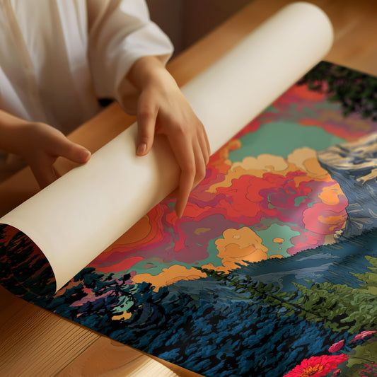 Journey Through Blossoms and Peaks