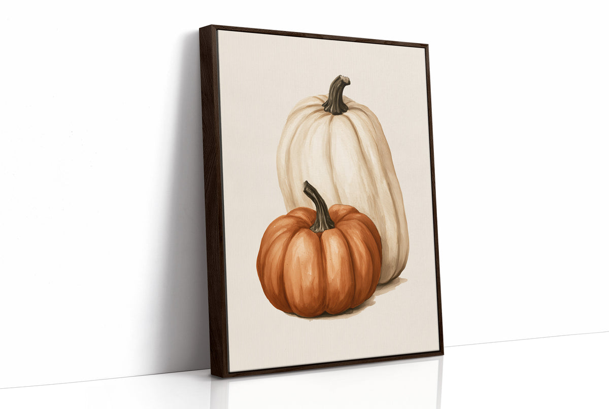 Tall, Pale, And Totally Supportive, print in a brown wood frame