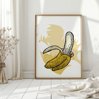 Banana Sketches Its Morning Story