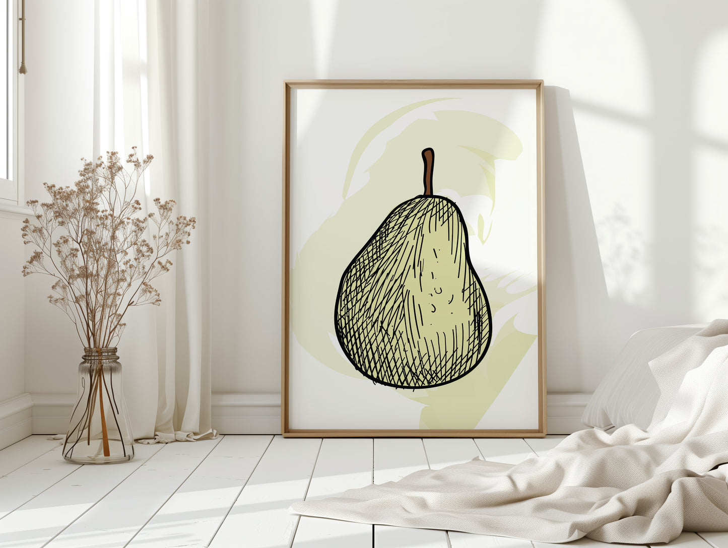 Simple Pear Sketches Autumn Memories