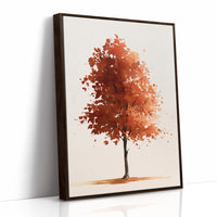 Shedding Season, No Apologies, print in a brown wood frame