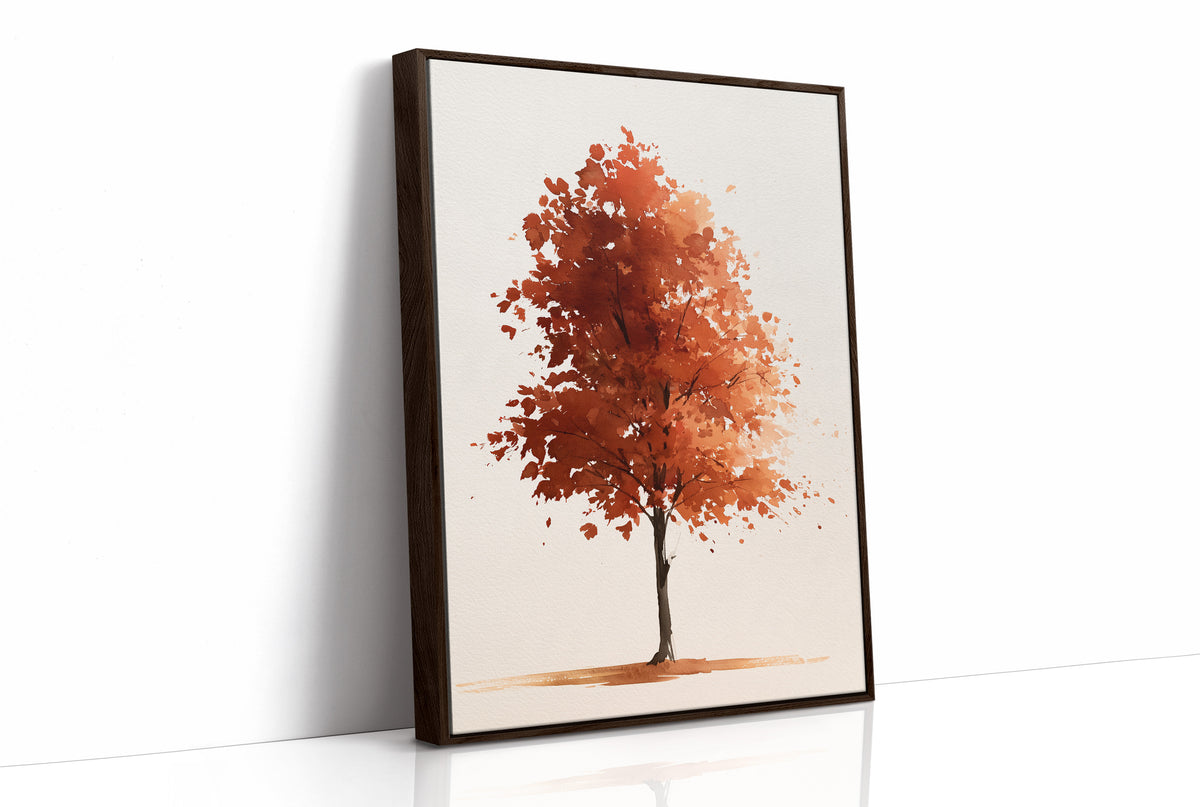 Shedding Season, No Apologies, print in a brown wood frame