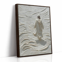 Solitary Path Through Textured Waves