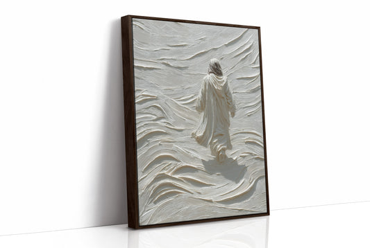 Solitary Path Through Textured Waves