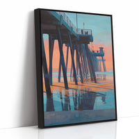 Twilight Whispers Beneath The Pier