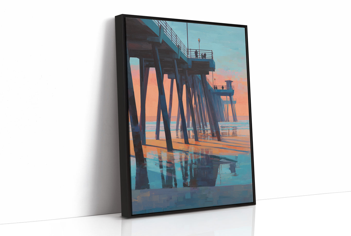 Twilight Whispers Beneath The Pier