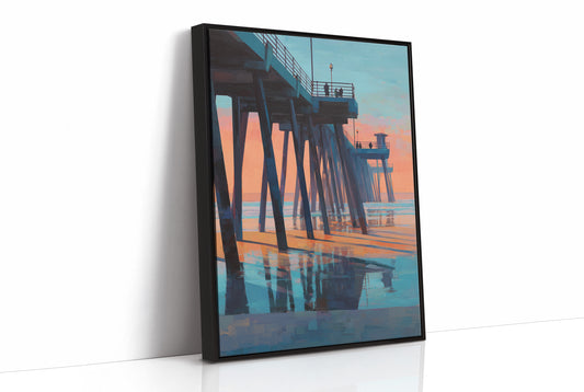 Twilight Whispers Beneath The Pier