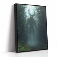 Forest Sentinel With Glowing Eyes