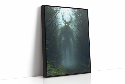 Forest Sentinel With Glowing Eyes