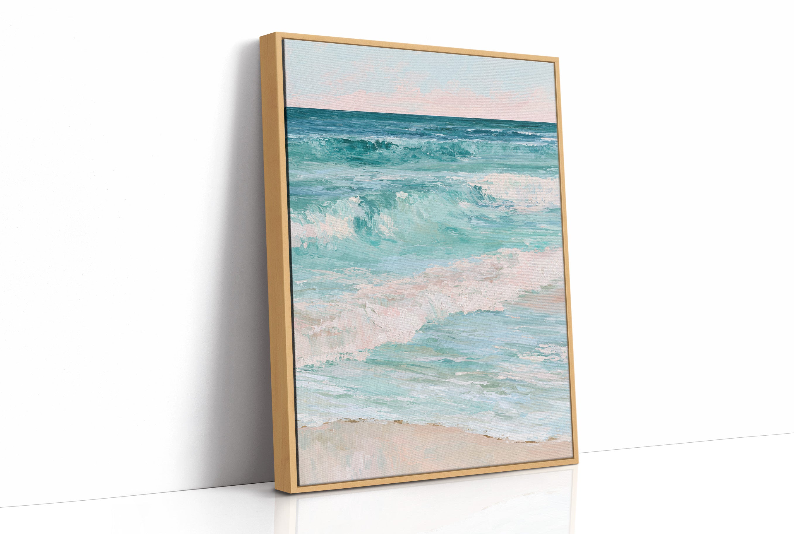 Turquoise Tide, Blush Sky