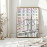Pastel Stories Cross Brooklyn Bridge