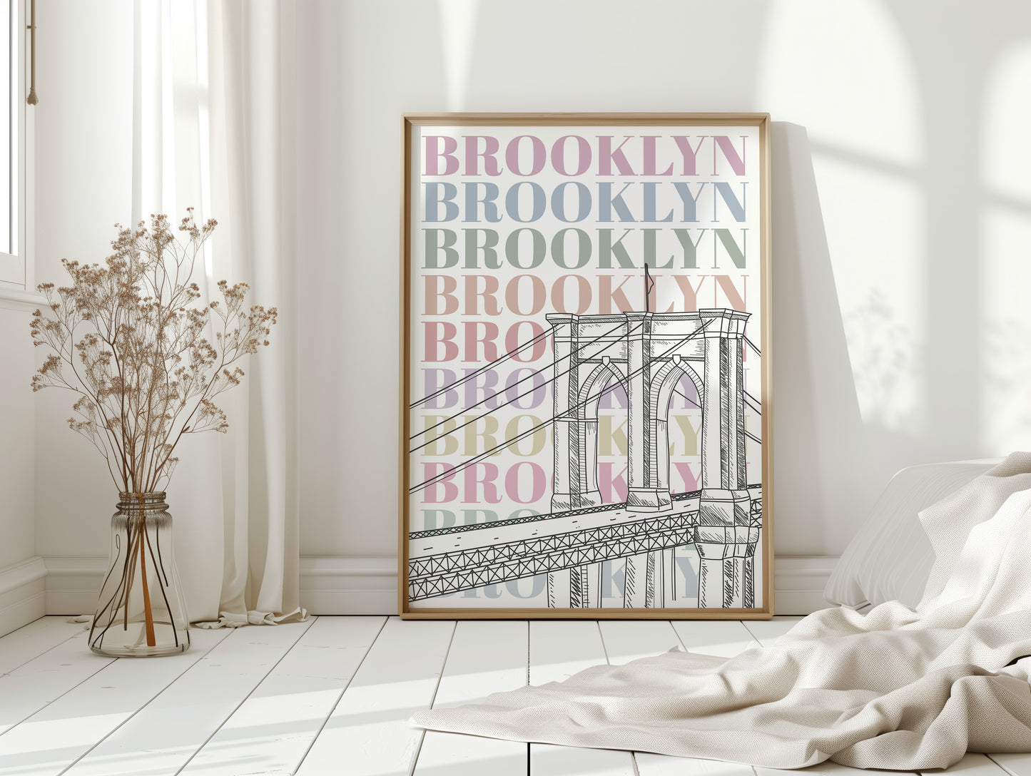 Pastel Stories Cross Brooklyn Bridge