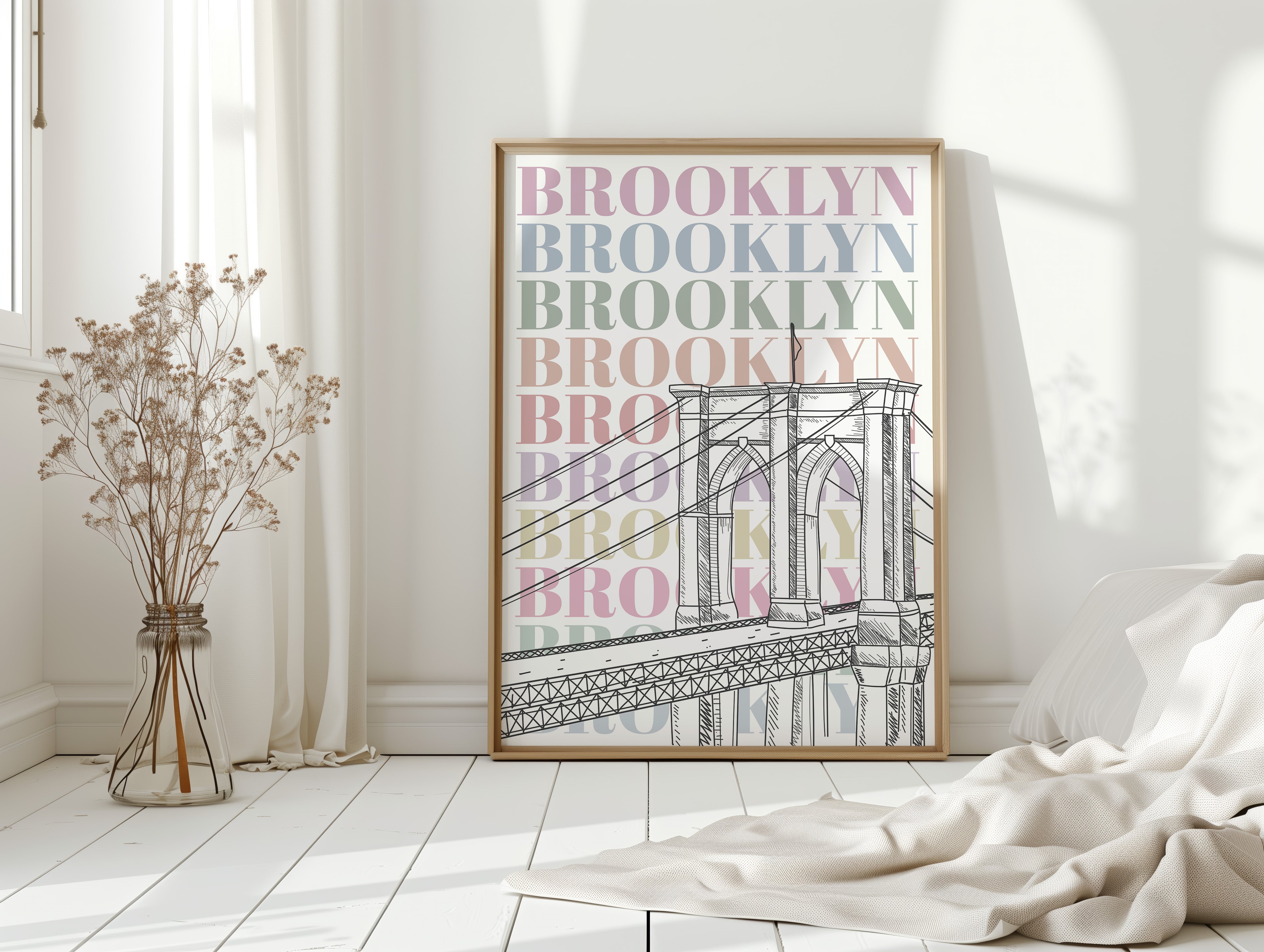 Pastel Stories Cross Brooklyn Bridge