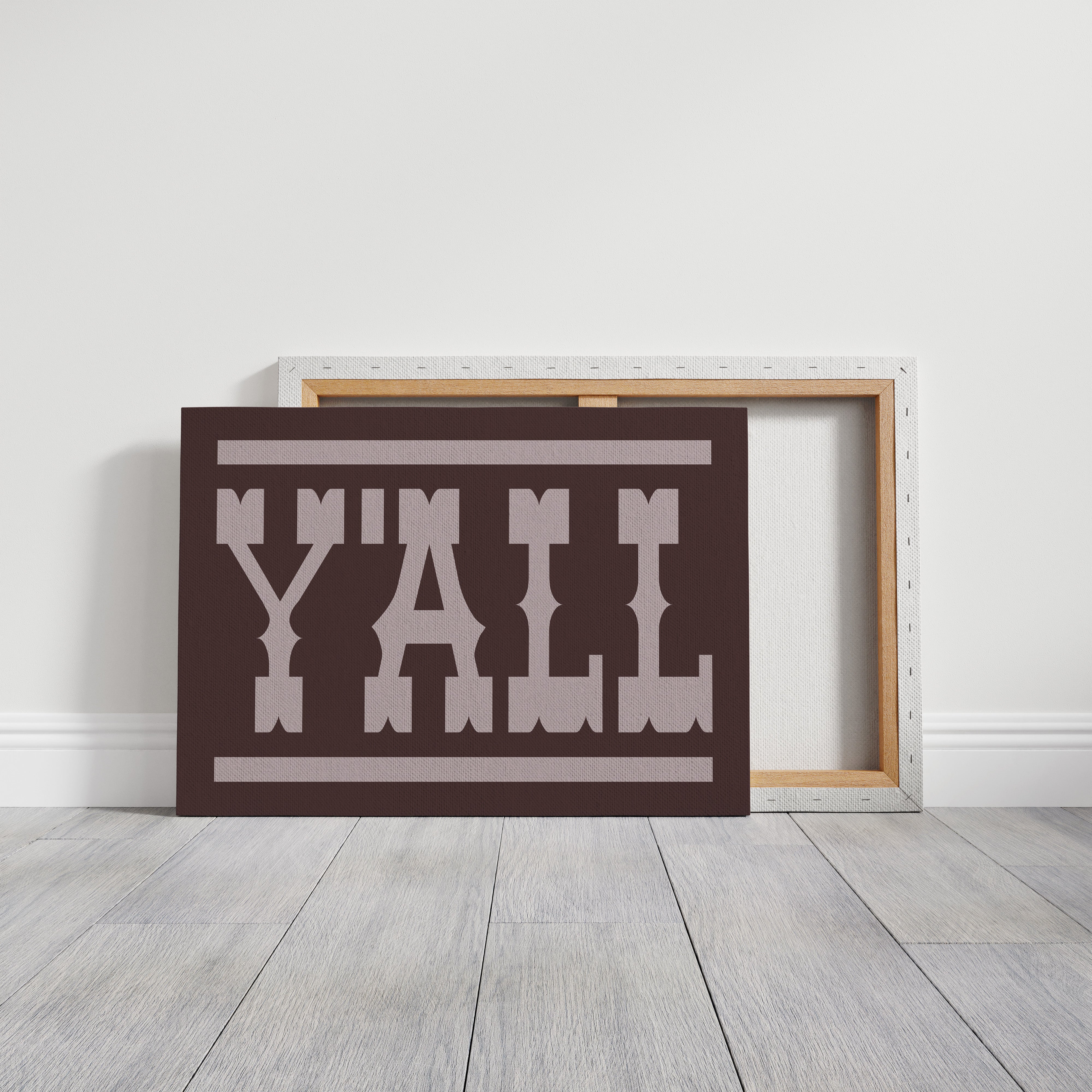 Y'all Western Type Print