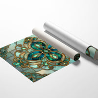 Cast in Gold and Teal