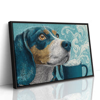 Beagle and the Steaming Mug