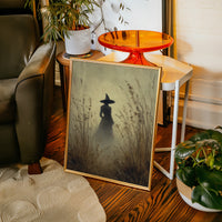 A Figure Beneath the Mist
