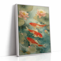 Coral Fish Dance Above City Windows