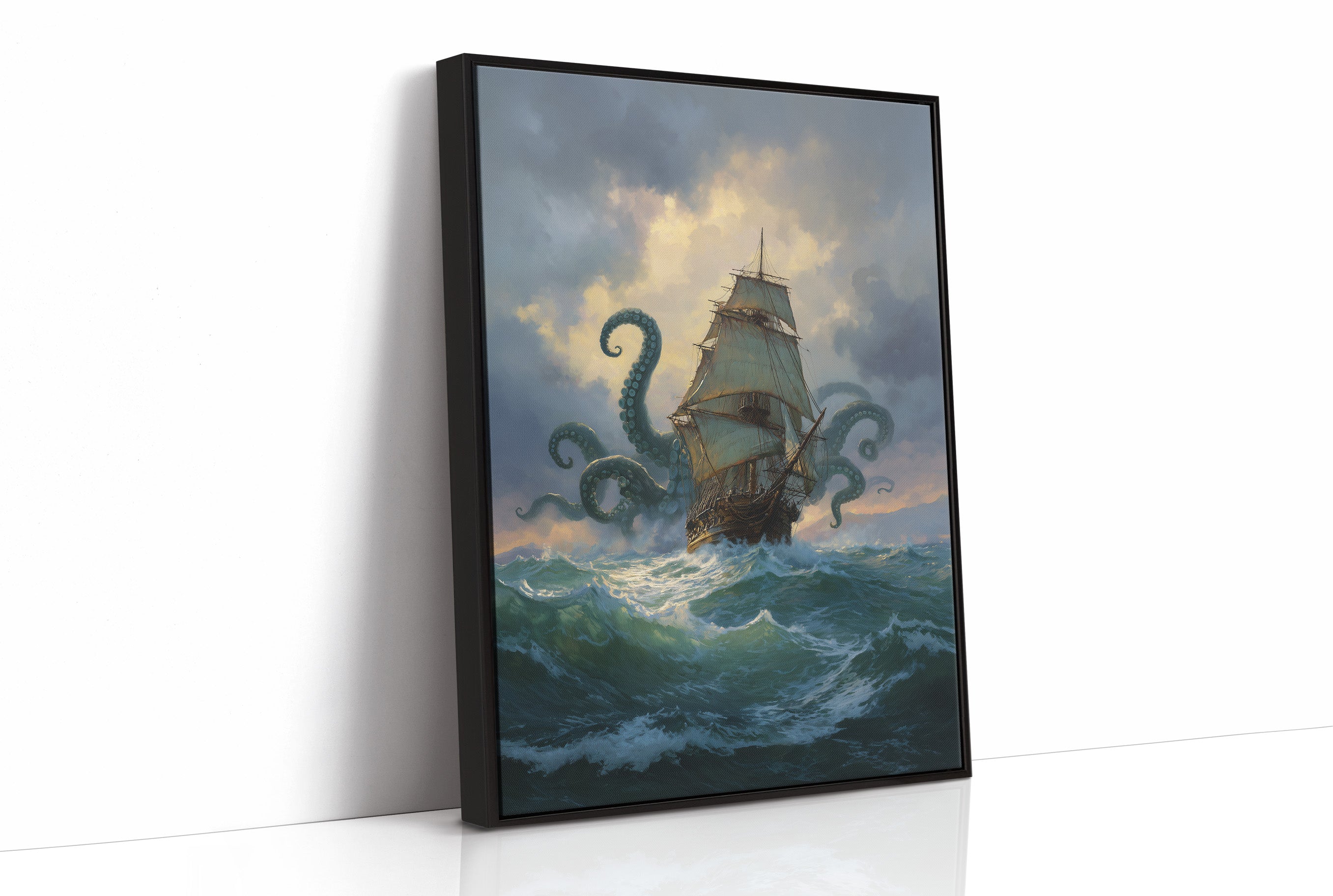 Tentacles Embrace Seafarer's Journey