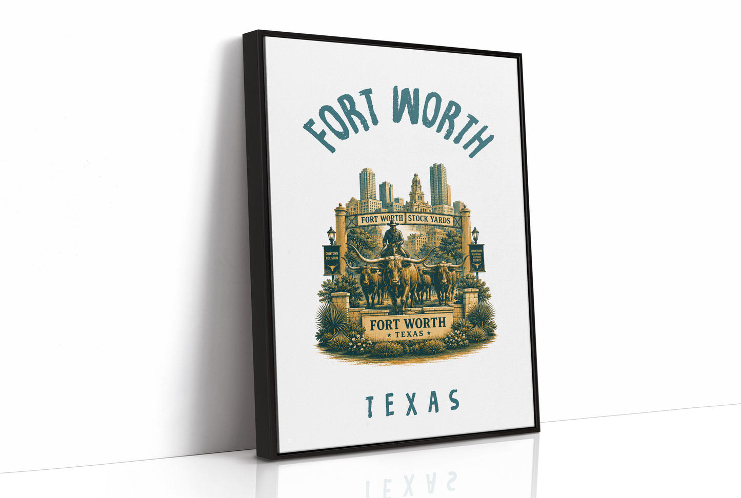 Fort Worth's Longhorn Gate