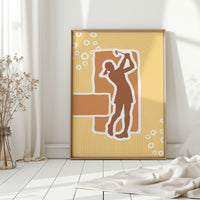 Copper Notes Float Through Golden Air