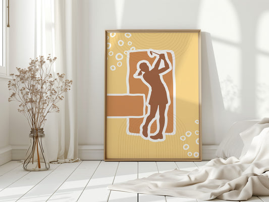 Copper Notes Float Through Golden Air