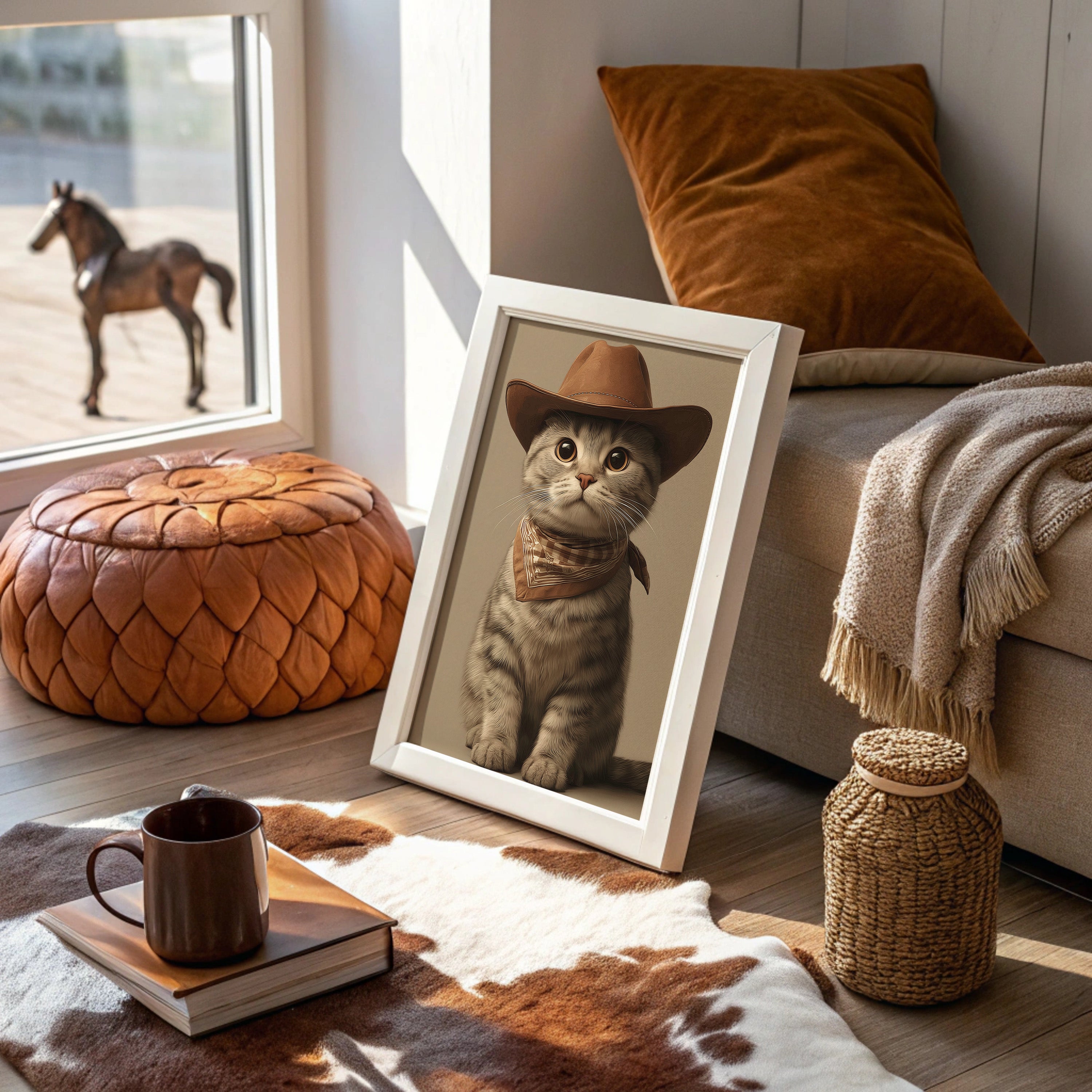 A Feline Cowboy's Daydream