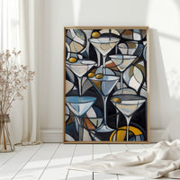 Martinis Dance In Cubist Night