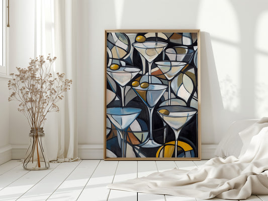 Martinis Dance In Cubist Night