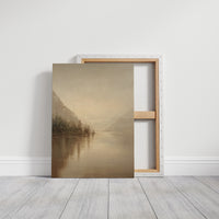 Mist Lingers Over Still Waters