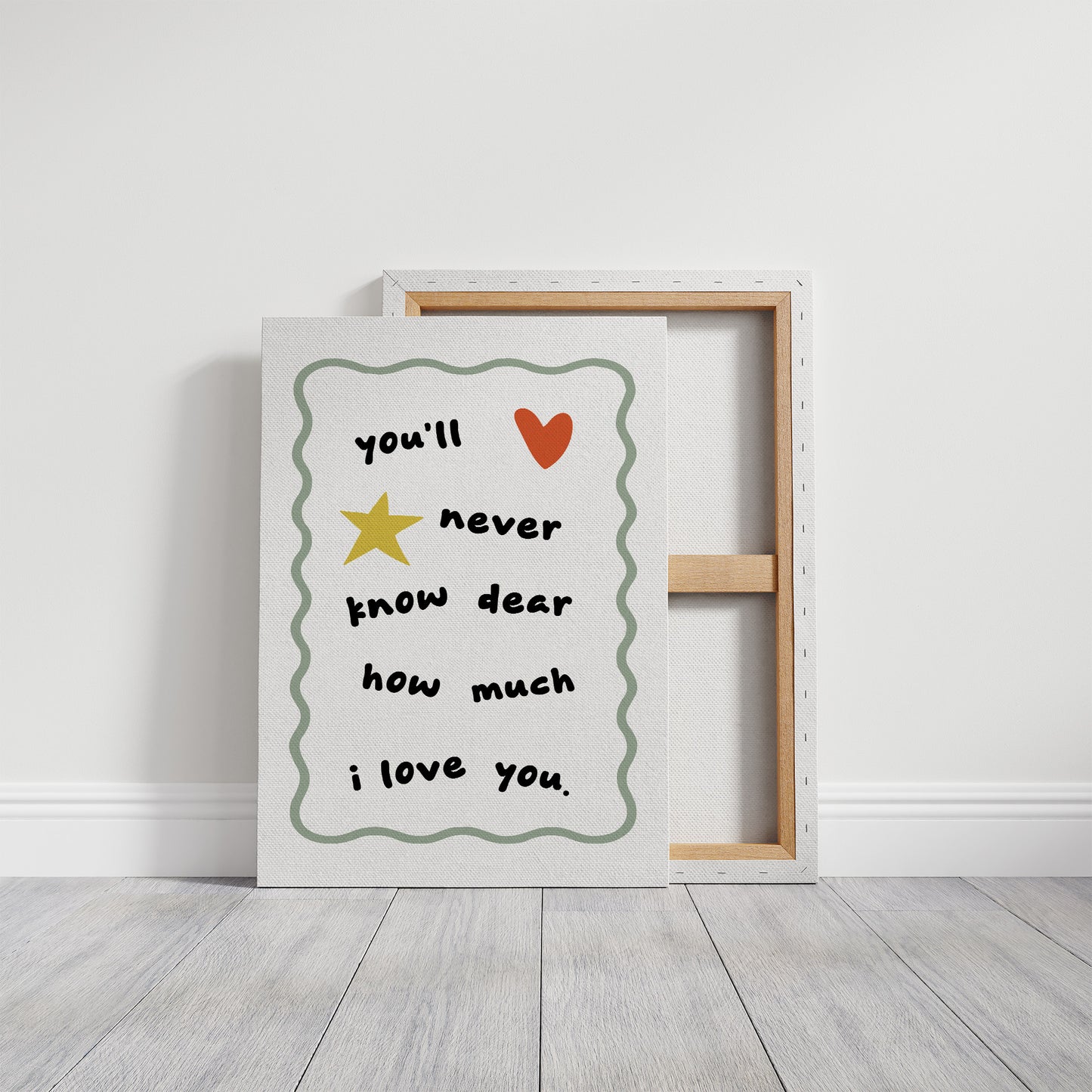 Whispered Affection In Sage Borders