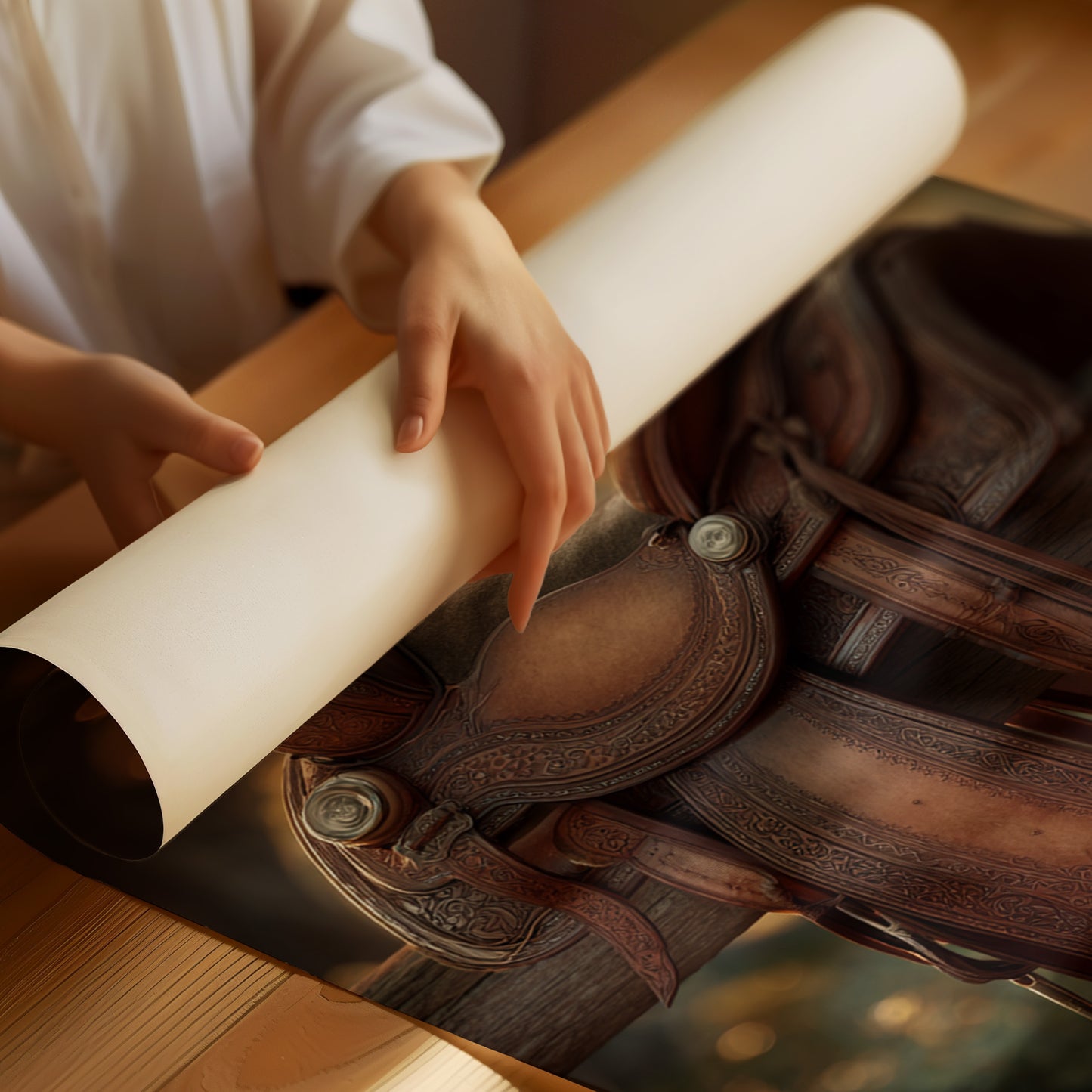 Tales Woven In Leather