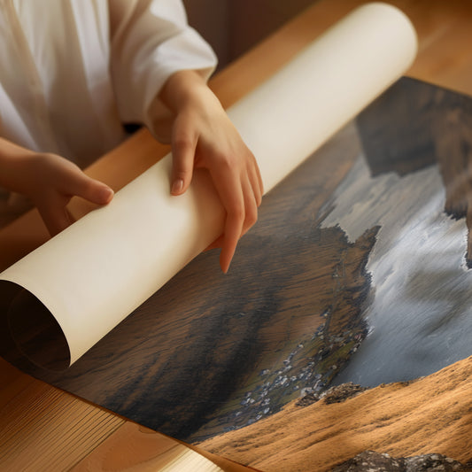 Valleys Carved By Time's Caress