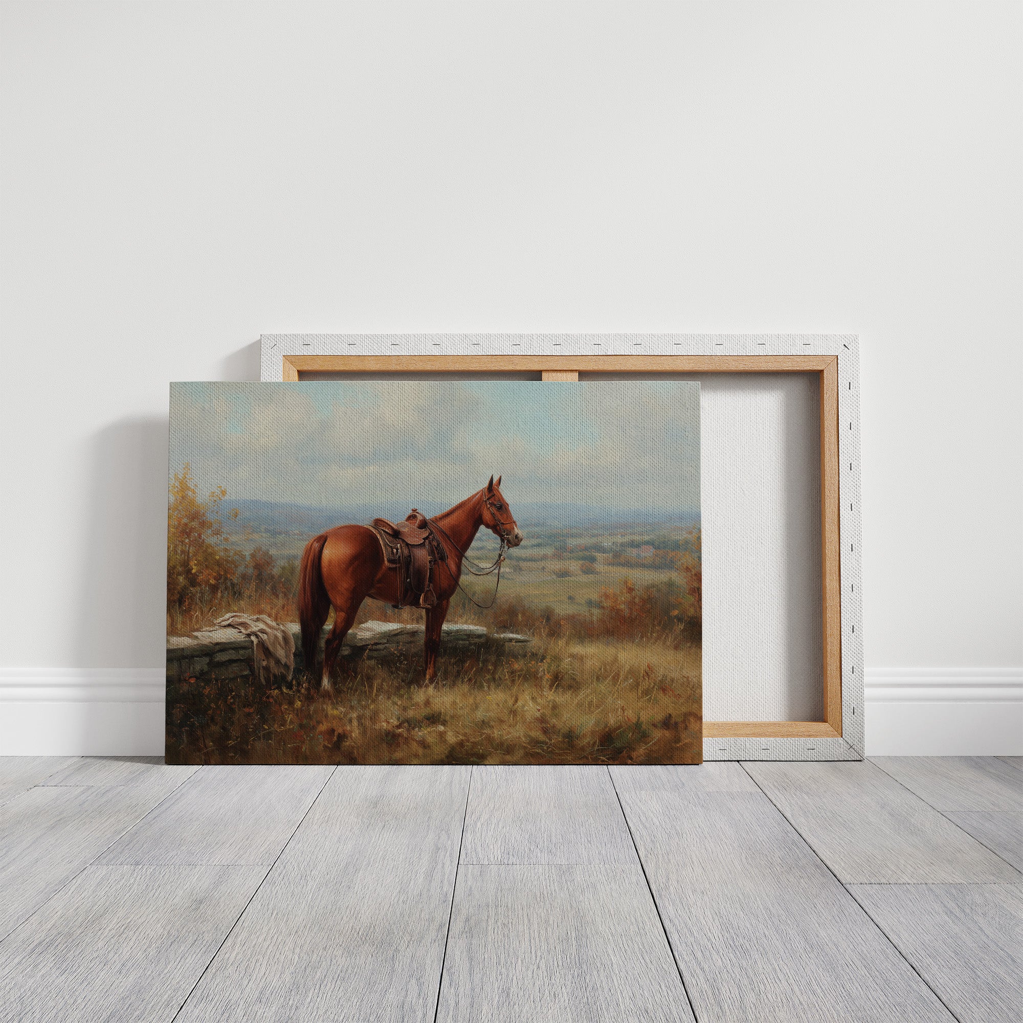 Chestnut Companion Awaits The Rider