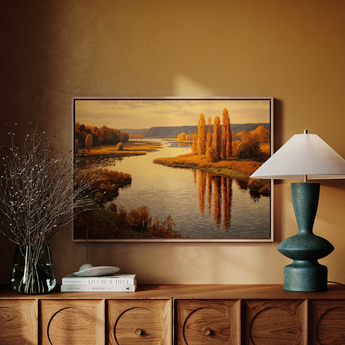 Golden Reflections at Dusk