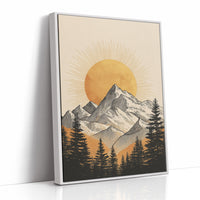 Golden Peaks Above The Bar