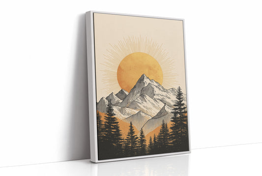 Golden Peaks Above The Bar