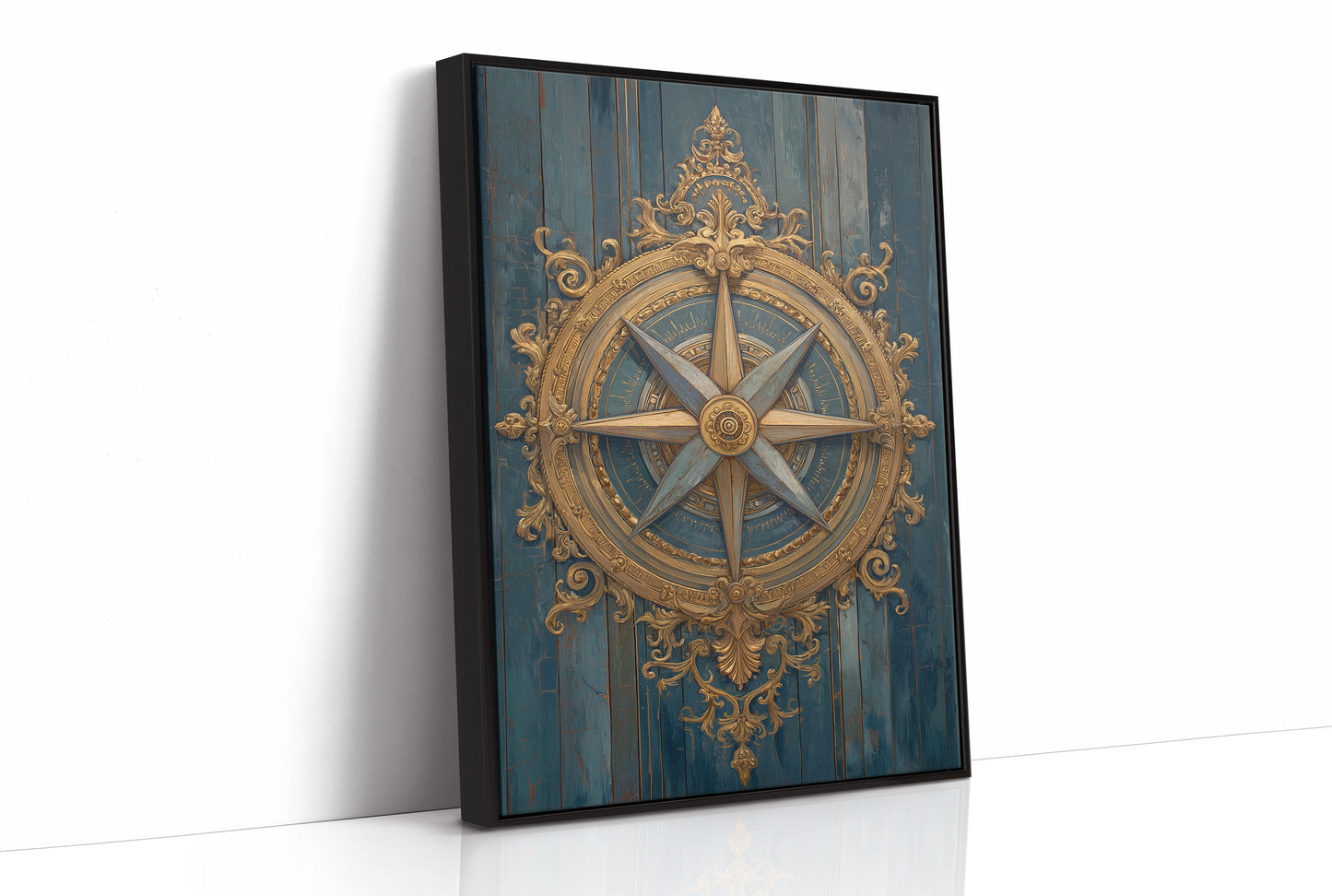 Gilded Compass Charts Distant Shores