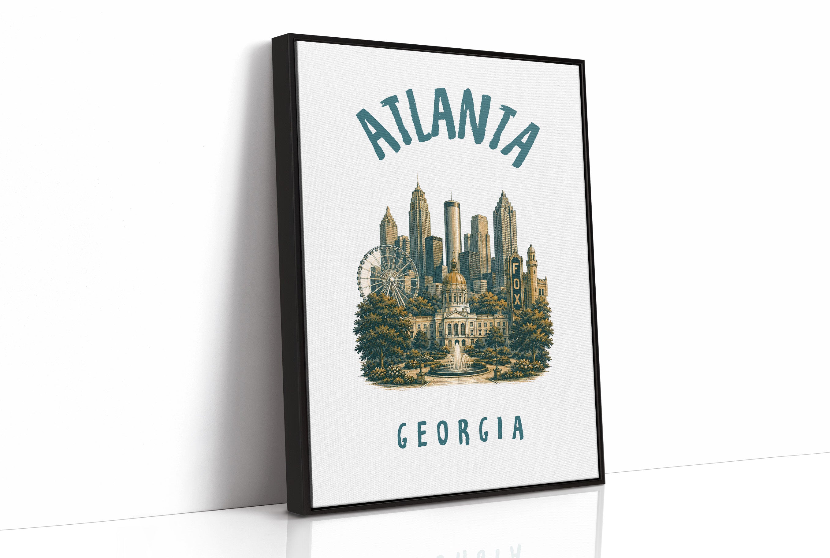 Atlanta's Capitol Fountain